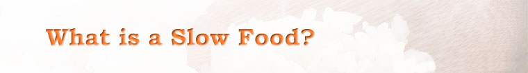 what is a SlowFood?